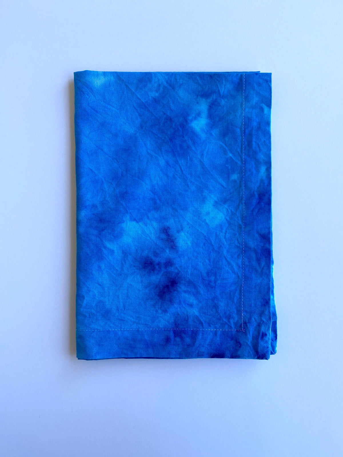 Ice Dyed Rainbow Cloth Napkin Set of 6 - 100% Cotton Napkins 20”x20” - Hand Dyed Tie Dye - Table Linens Textiles - Boho Hostess Wedding Gift