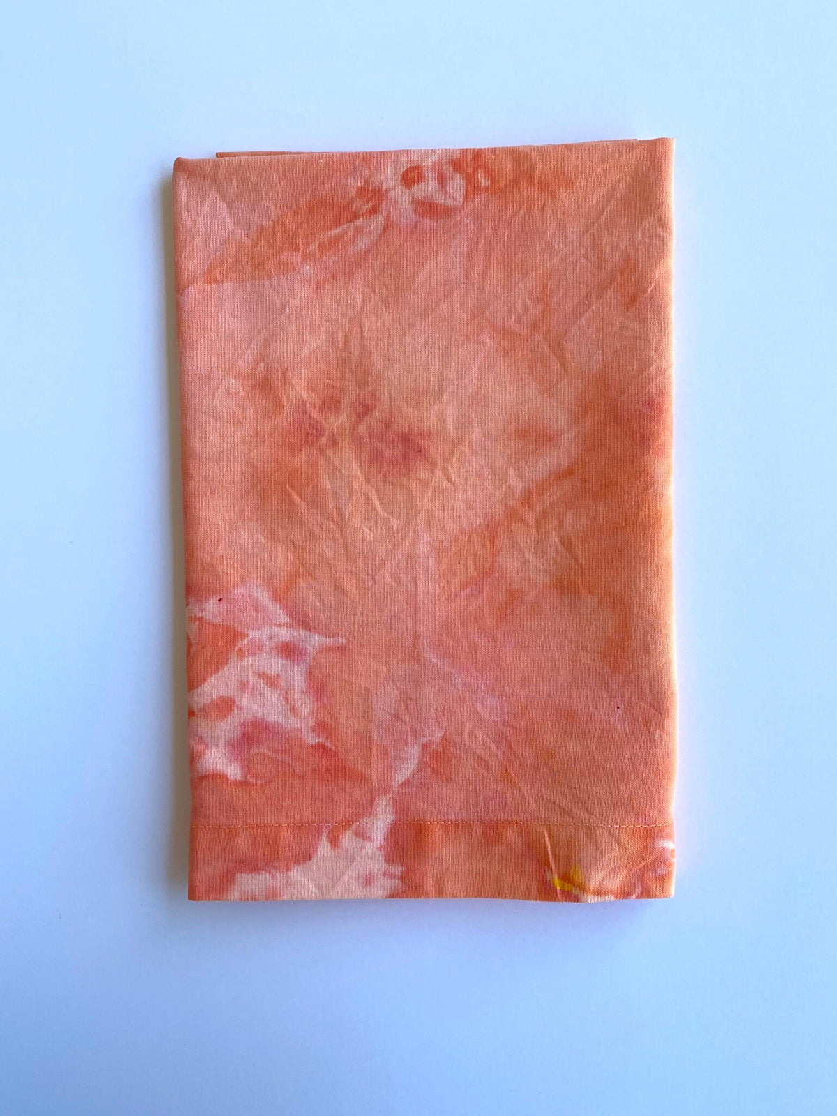 Ice Dyed Rainbow Cloth Napkin Set of 6 - 100% Cotton Napkins 20”x20” - Hand Dyed Tie Dye - Table Linens Textiles - Boho Hostess Wedding Gift