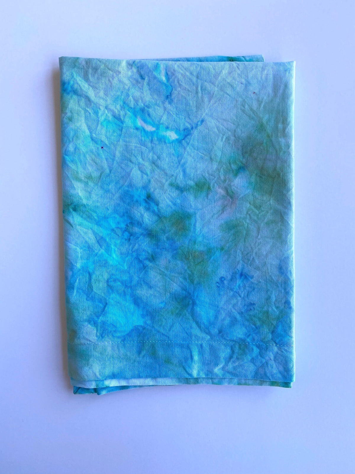 Ice Dyed Rainbow Cloth Napkin Set of 6 - 100% Cotton Napkins 20”x20” - Hand Dyed Tie Dye - Table Linens Textiles - Boho Hostess Wedding Gift