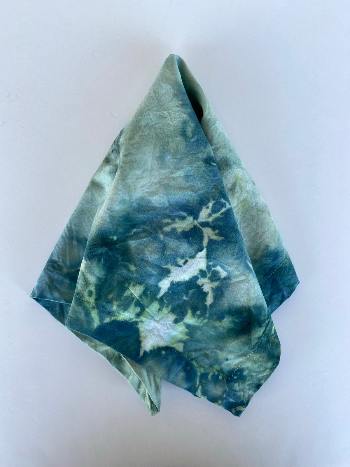 Green Marbled Ice Dye Napkins Set of 6- Malachite Watercolor - Hand  Dyed 100% Cotton Reusable Cloth Table Linens