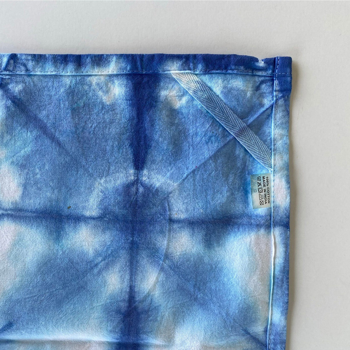 Tie Dye Tea Towels Set of 3- Shibori Indigo Blue - 100% Cotton Kitchen Dish Towels -Cloth Linens Textiles -Home Decor Hostess Gift
